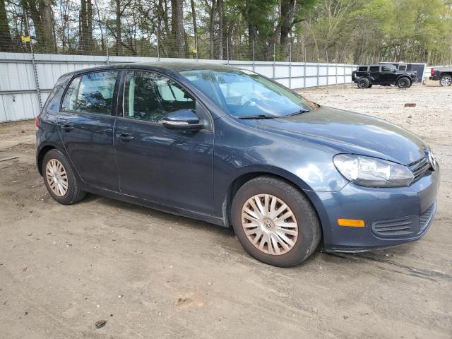 WVWDB7AJXCW265019 - 2012 VOLKSWAGEN GOLF BLUE photo 4
