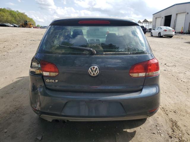 WVWDB7AJXCW265019 - 2012 VOLKSWAGEN GOLF BLUE photo 6