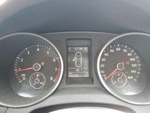 WVWDB7AJXCW265019 - 2012 VOLKSWAGEN GOLF BLUE photo 9