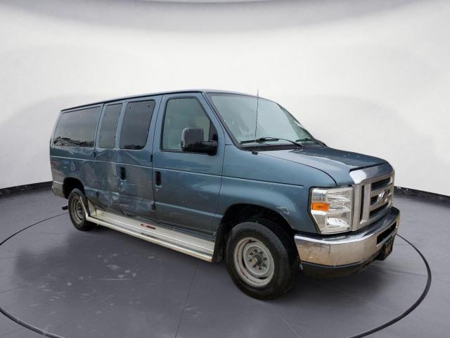 1FBNE3BL7CDB13851 - 2012 FORD ECONOLINE E350 SUPER DUTY WAGON BLUE photo 4