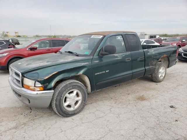 1B7GL22X2WS765378 - 1998 DODGE DAKOTA GREEN photo 1