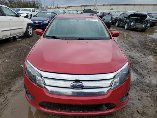 3FAHP0KC1CR450238 - 2012 FORD FUSION SPORT RED photo 5