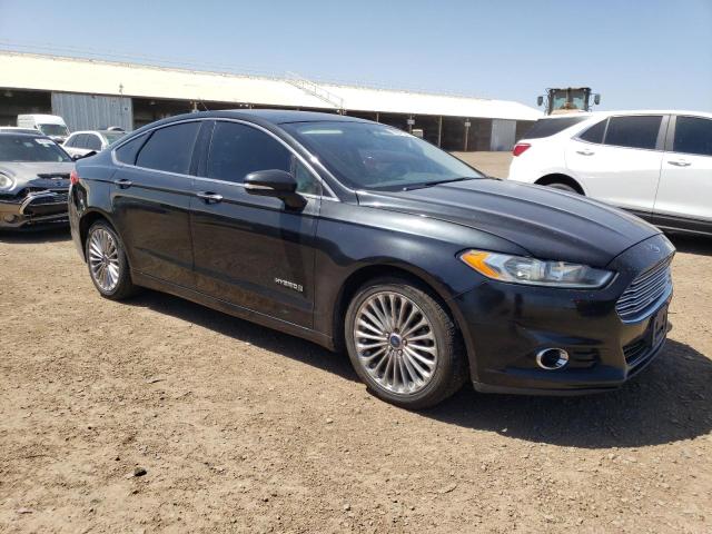 3FA6P0RU3DR379406 - 2013 FORD FUSION TITANIUM HEV BLACK photo 4