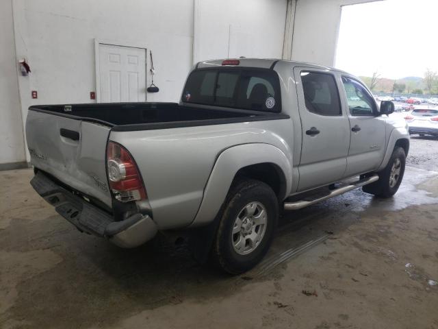 3TMJU62N99M072667 - 2009 TOYOTA TACOMA DOUBLE CAB PRERUNNER SILVER photo 3