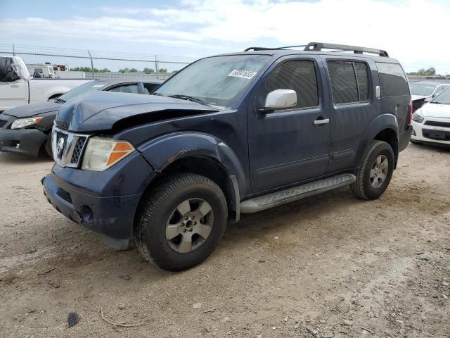 5N1AR18U27C629626 - 2007 NISSAN PATHFINDER LE BLUE photo 1