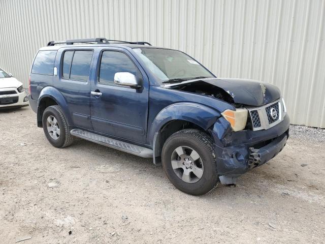 5N1AR18U27C629626 - 2007 NISSAN PATHFINDER LE BLUE photo 4