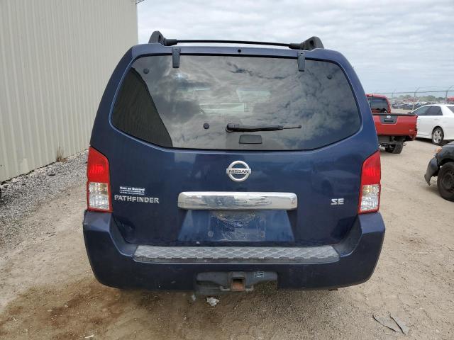 5N1AR18U27C629626 - 2007 NISSAN PATHFINDER LE BLUE photo 6