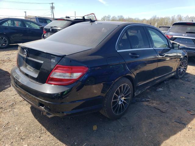 WDDGF81X88F046441 - 2008 MERCEDES-BENZ C 300 4MATIC BLACK photo 3