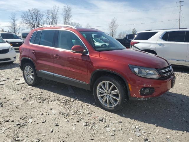 WVGBV7AX5GW021055 - 2016 VOLKSWAGEN TIGUAN S BURGUNDY photo 4
