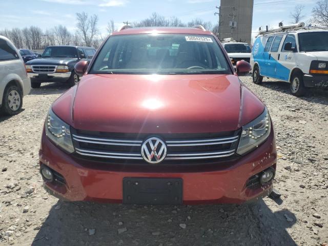 WVGBV7AX5GW021055 - 2016 VOLKSWAGEN TIGUAN S BURGUNDY photo 5