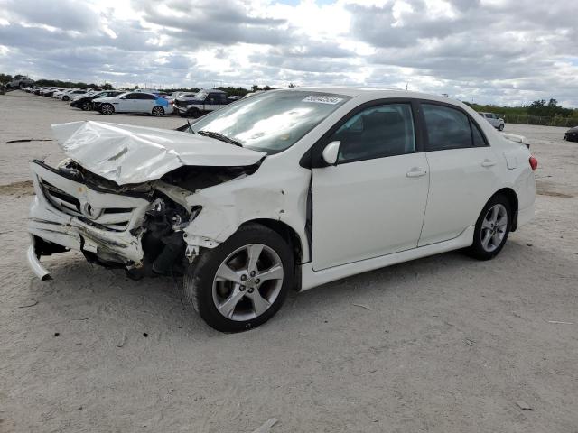 5YFBU4EE3CP019287 - 2012 TOYOTA COROLLA BASE WHITE photo 1