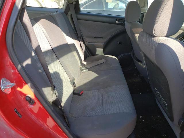 2T1KR32E16C589440 - 2006 TOYOTA COROLLA MA XR RED photo 10