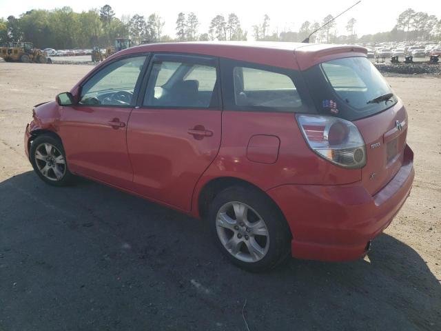 2T1KR32E16C589440 - 2006 TOYOTA COROLLA MA XR RED photo 2