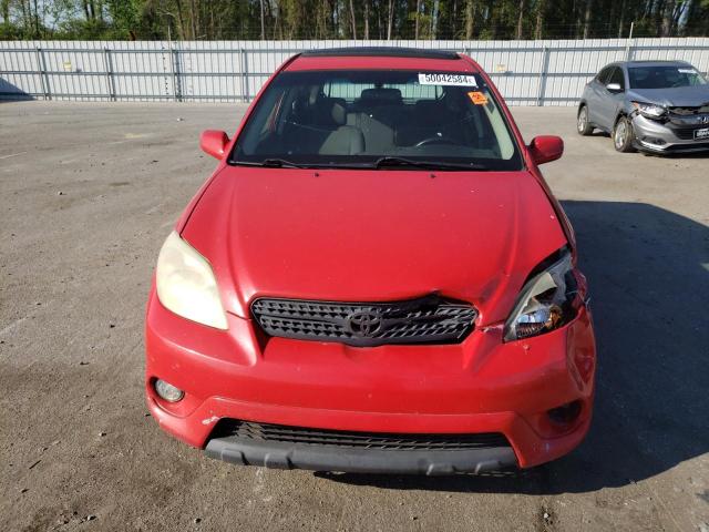2T1KR32E16C589440 - 2006 TOYOTA COROLLA MA XR RED photo 5