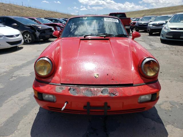 WP0AB2964LS450101 - 1990 PORSCHE 911 CARRERA 2 RED photo 5