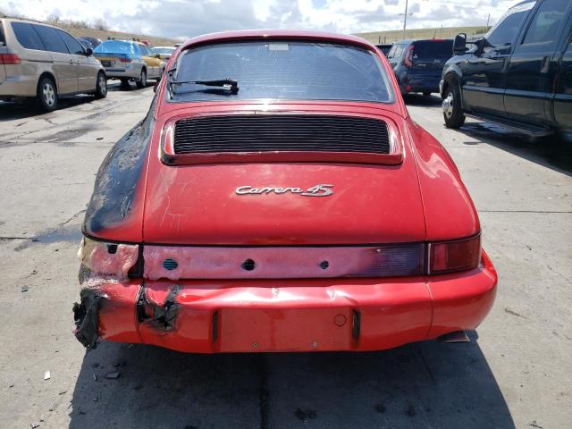 WP0AB2964LS450101 - 1990 PORSCHE 911 CARRERA 2 RED photo 6