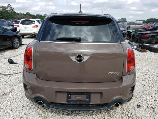 WMWZC5C54DWP32926 - 2013 MINI COOPER S COUNTRYMAN BROWN photo 6