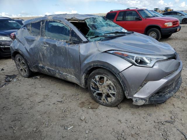 NMTKHMBX7JR013313 - 2018 TOYOTA C-HR XLE SILVER photo 4