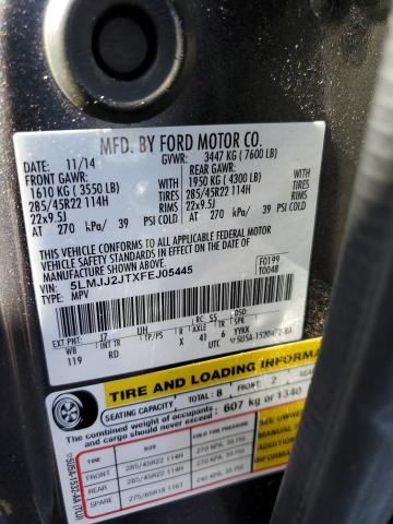 5LMJJ2JTXFEJ05445 - 2015 LINCOLN NAVIGATOR 灰色 照片 13