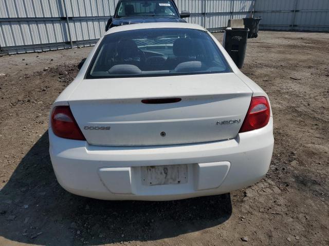 1B3ES26C04D626953 - 2004 DODGE NEON BASE WHITE photo 6