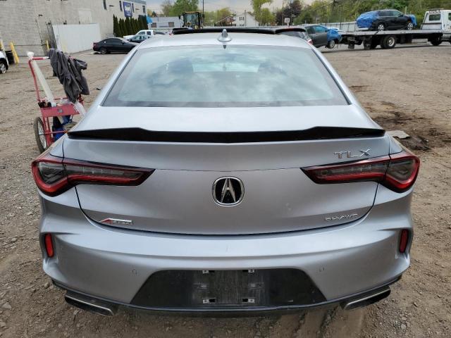 19UUB6F59MA004471 - 2021 ACURA TLX TECH A SILVER photo 6