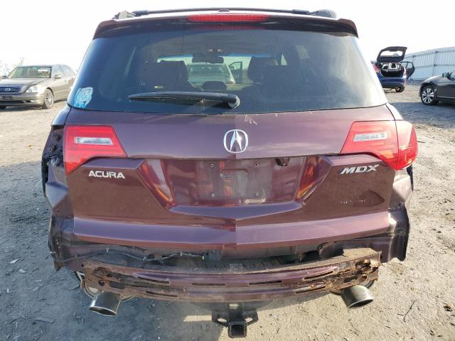 2HNYD28448H529270 - 2008 ACURA MDX TECHNOLOGY BURGUNDY photo 6