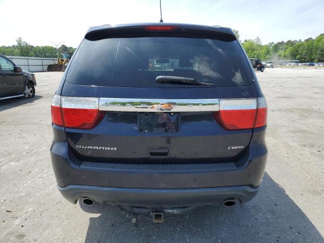 1D4SD4GT6BC592352 - 2011 DODGE DURANGO CREW BLUE photo 6