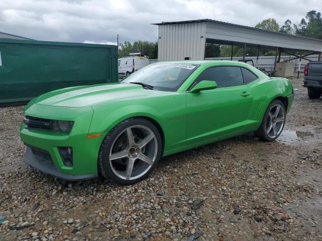 2G1FB1EDXB9133727 - 2011 CHEVROLET CAMARO LT GREEN photo 1