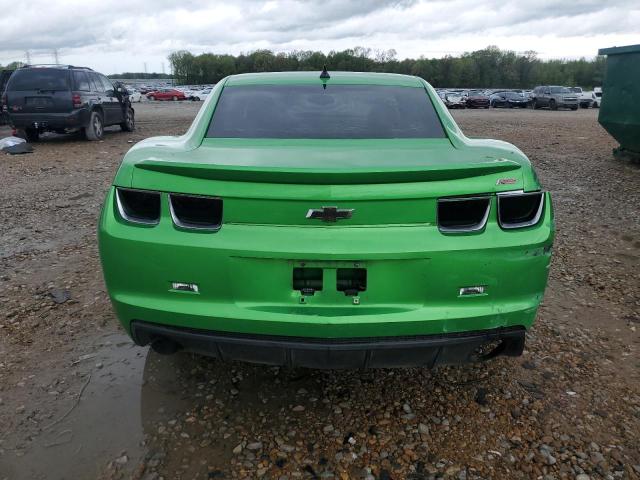 2G1FB1EDXB9133727 - 2011 CHEVROLET CAMARO LT GREEN photo 6