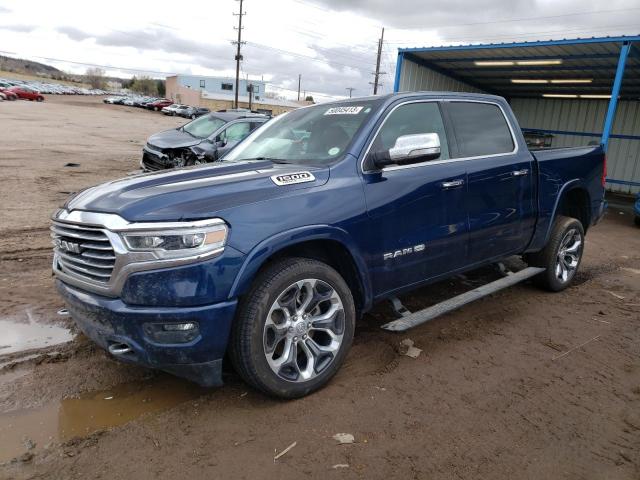 1C6SRFKT1NN140892 - 2022 RAM 1500 LONGHORN BLUE photo 1