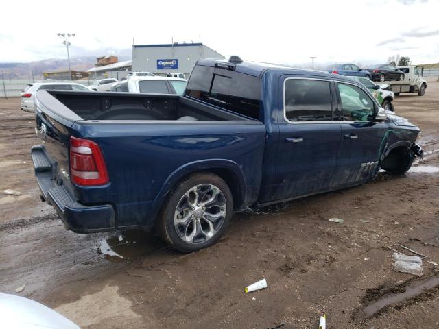 1C6SRFKT1NN140892 - 2022 RAM 1500 LONGHORN BLUE photo 3