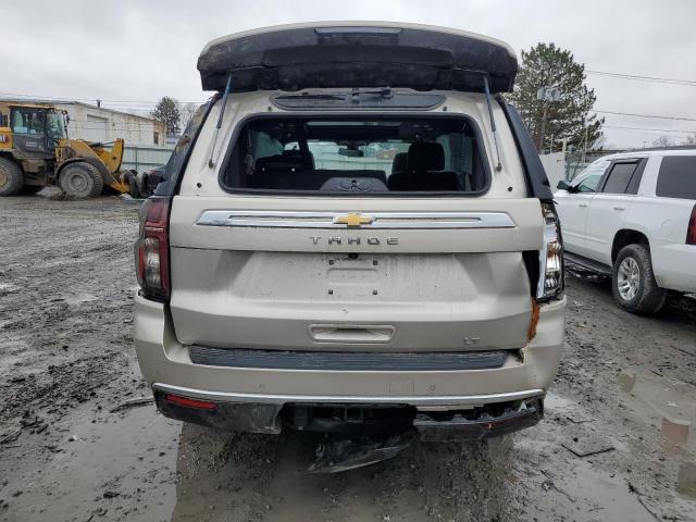 1GNSKNKD1NR297760 - 2022 CHEVROLET TAHOE K1500 LT BEIGE photo 6