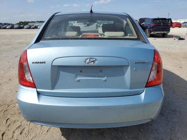 KMHCN46C59U374077 - 2009 HYUNDAI ACCENT GLS BLUE photo 6