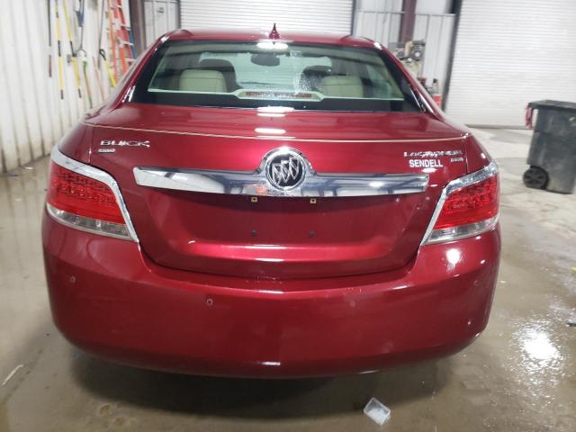 1G4GD5EG2AF190920 - 2010 BUICK LACROSSE CXL MAROON photo 6