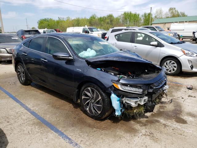 19XZE4F98NE007539 - 2022 HONDA INSIGHT TOURING BLUE photo 4