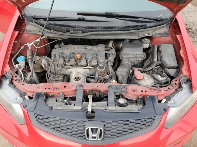 2HGFG3B93DH002010 - 2013 HONDA CIVIC EXL წითელი ფოტო 11