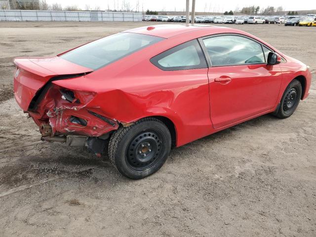 2HGFG3B93DH002010 - 2013 HONDA CIVIC EXL წითელი ფოტო 3