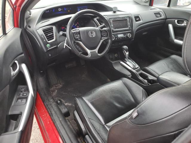 2HGFG3B93DH002010 - 2013 HONDA CIVIC EXL წითელი ფოტო 8