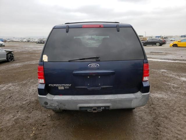 1FMRU15W34LA21519 - 2004 FORD EXPEDITION XLT BLUE photo 6