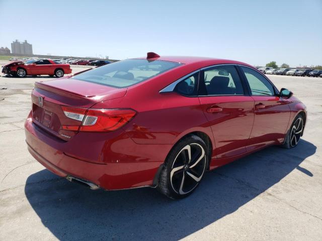 1HGCV1F39KA085036 - 2019 HONDA ACCORD SPORT RED photo 3