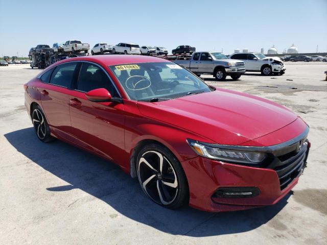 1HGCV1F39KA085036 - 2019 HONDA ACCORD SPORT RED photo 4