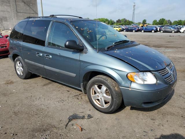 1D4GP45RX6B632111 - 2006 DODGE CARAVAN SXT TEAL photo 4