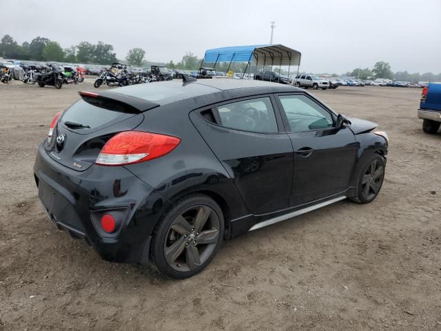 KMHTC6AE0EU211308 - 2014 HYUNDAI VELOSTER TURBO BLACK photo 3