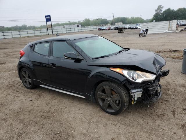 KMHTC6AE0EU211308 - 2014 HYUNDAI VELOSTER TURBO BLACK photo 4