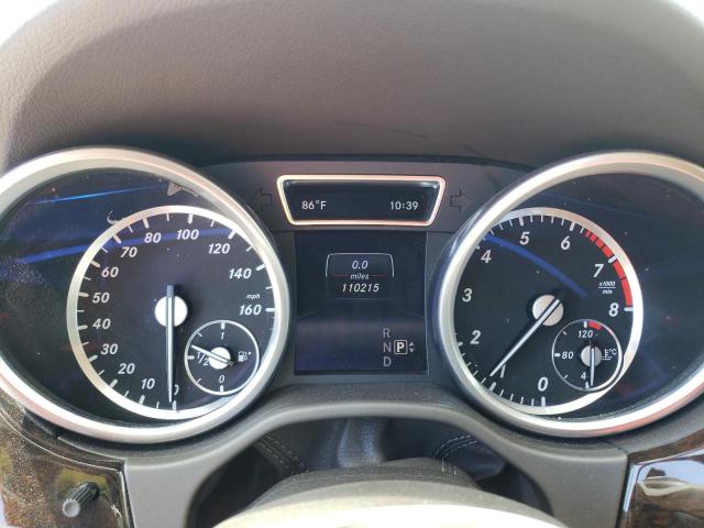 4JGDA5HBXFA459021 - 2015 MERCEDES-BENZ ML 350 4MATIC WHITE photo 9