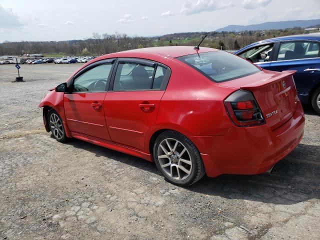 3N1CB61E97L722474 - 2007 NISSAN SENTRA SE-R SPEC V RED photo 2