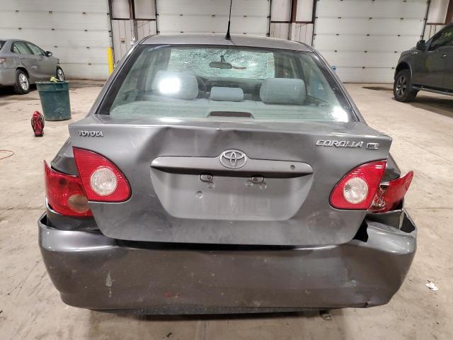 2T1BR30E05C383267 - 2005 TOYOTA COROLLA CE GRAY photo 6