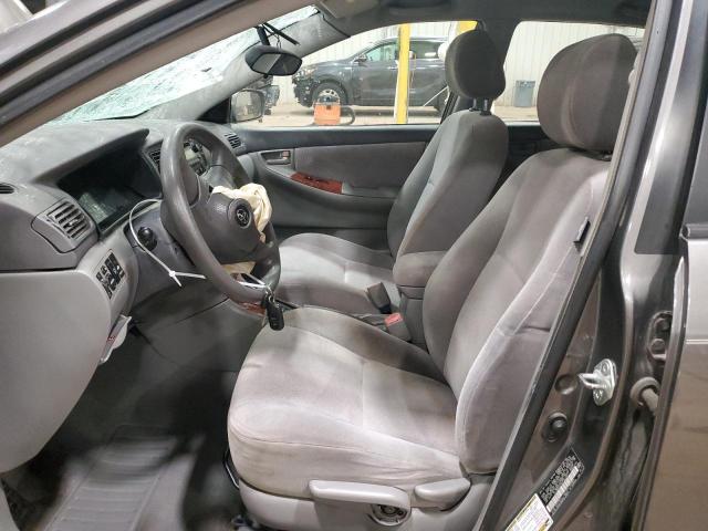 2T1BR30E05C383267 - 2005 TOYOTA COROLLA CE GRAY photo 7