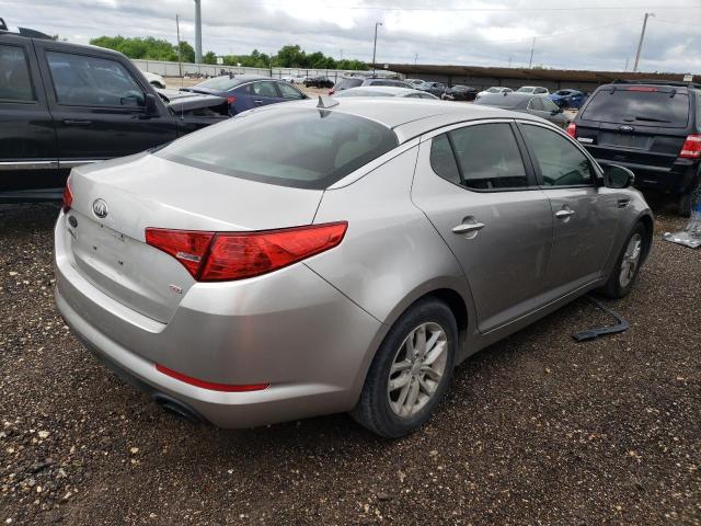 KNAGM4A74D5376163 - 2013 KIA OPTIMA LX SILVER photo 3