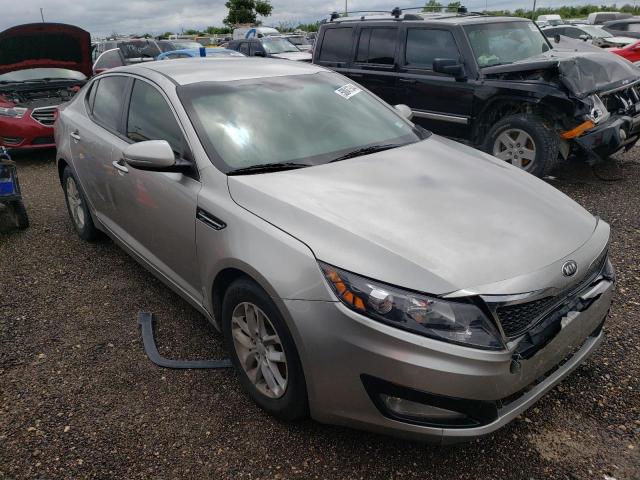 KNAGM4A74D5376163 - 2013 KIA OPTIMA LX SILVER photo 4